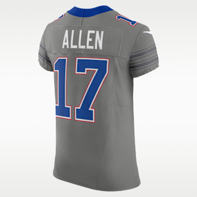 Buffalo Bills Josh Allen Elite Jersey - Grey