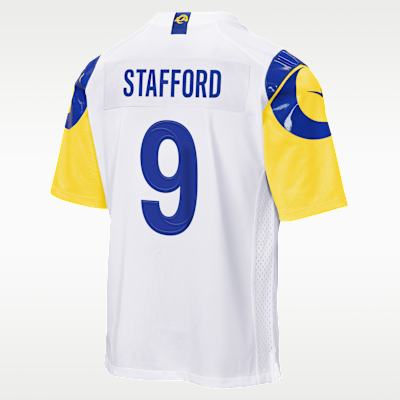 Youth Los Angeles Rams Matthew Stafford Game Jersey - White
