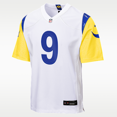 Youth Los Angeles Rams Matthew Stafford Game Jersey - White