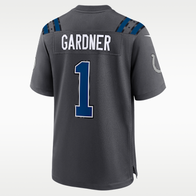 Indianapolis Colts Sauce Gardner Rivalries Game Jersey - Anthracite