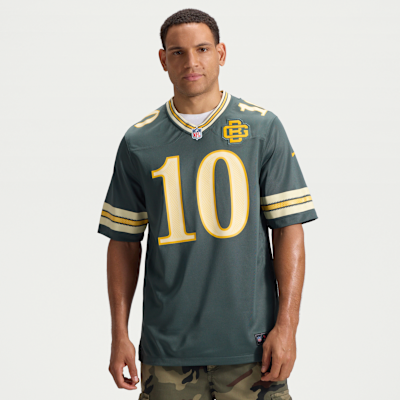 Green Bay Packers Jordan Love Rivalries Game Jersey - Green