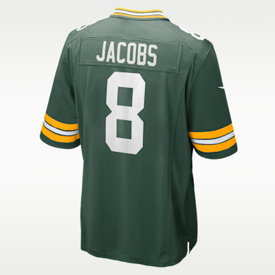 Green Bay Packers Josh Jacobs Game Jersey - Fir