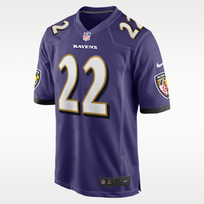 Baltimore Ravens Derrick Henry Game Jersey - New Orchid