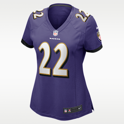 Women's Baltimore Ravens Derrick Henry Game Jersey - New Orchid