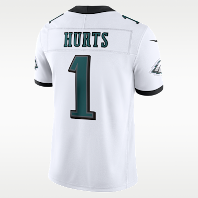 Philadelphia Eagles Jalen Hurts Stitched Limited Jersey - White/Green