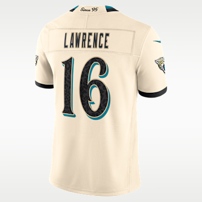Jacksonville Jaguars Trevor Lawrence Rivalries Limited Jersey - Natural