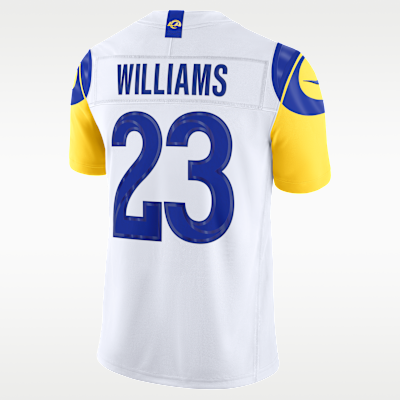 Los Angeles Rams Kyren Williams Stitched Limited Jersey - White