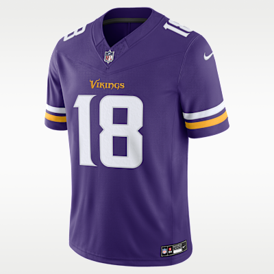 Minnesota Vikings Justin Jefferson Stitched Limited Jersey - Purple