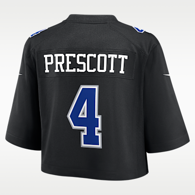 Women's Dallas Cowboys Dak Prescott Game Jersey - Black