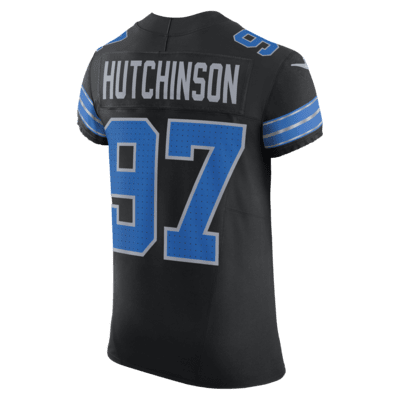 Detroit Lions Aidan Hutchinson Elite Jersey - Black