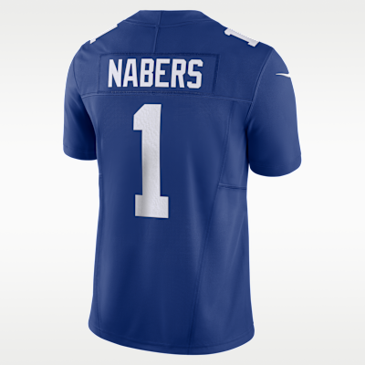New York Giants Malik Nabers Limited Jersey - Rush Blue