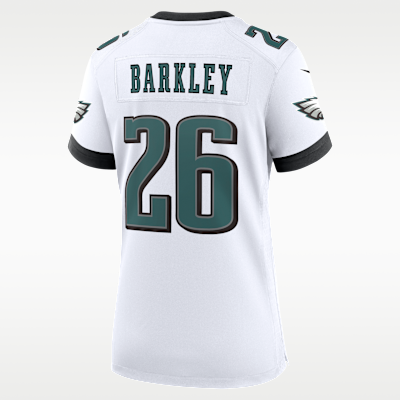 Women's Philadelphia Eagles Saquon Barkley Game Jersey - White