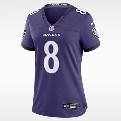 Women's Baltimore Ravens Lamar Jackson Game Jersey - Purple
