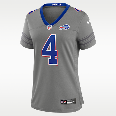 Women's Buffalo Bills James Cook III Game Jersey - Grey