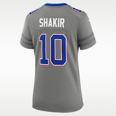 Women's Buffalo Bills Khalil Shakir Game Jersey - Grey