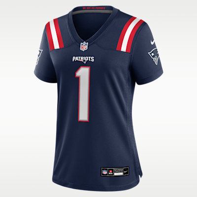 Women's New England Patriots Game Jersey - Navy