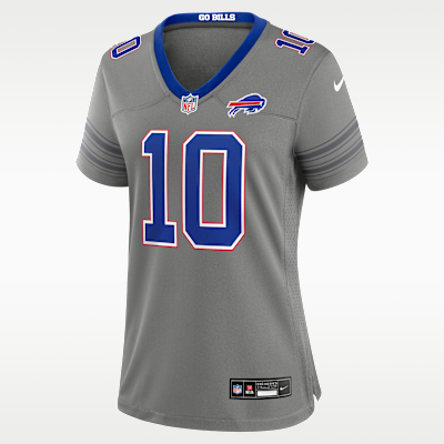 Women's Buffalo Bills Khalil Shakir Game Jersey - Grey