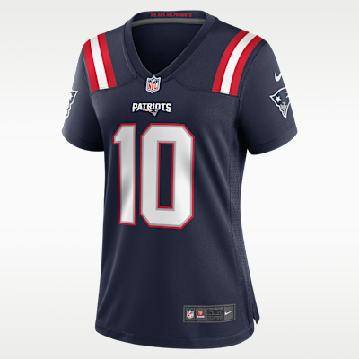 Women's New England Patriots Drake Maye Game Jersey - Navy