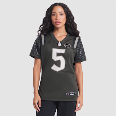 Women's New York Jets Garrett Wilson Rivalries Game Jersey - Green