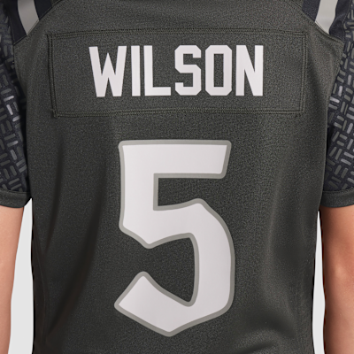 Women's New York Jets Garrett Wilson Rivalries Game Jersey - Green