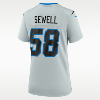 Women's Detroit Lions Penei Sewell Rivalries Game Jersey - Silver
