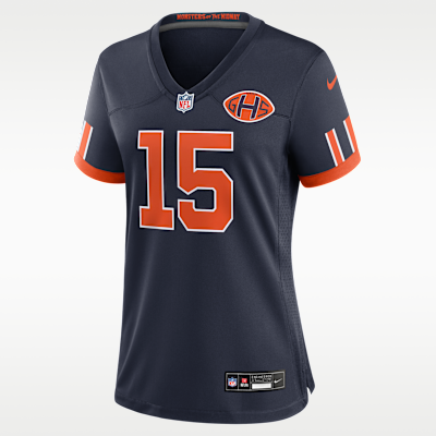 Women's Chicago Bears Rome Odunze Rivalries Game Jersey - Navy