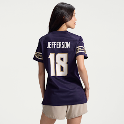 Women's Minnesota Vikings Justin Jefferson Rivalries Game Jersey - Purple