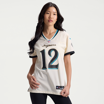 Women's Jacksonville Jaguars Travis Hunter Rivalries Game Jersey - Natural