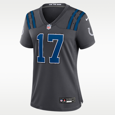 Women's Indianapolis Colts Daniel Jones Rivalries Game Jersey - Anthracite