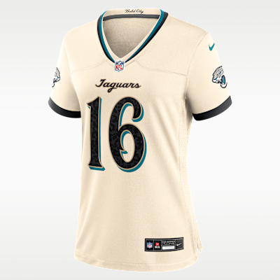 Women's Jacksonville Jaguars Trevor Lawrence Rivalries Game Jersey - Natural