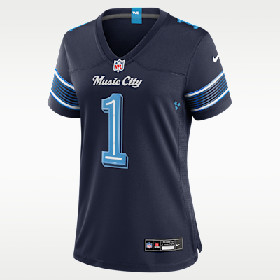 Women's Tennessee Titans Rivalries Game Jersey - Navy