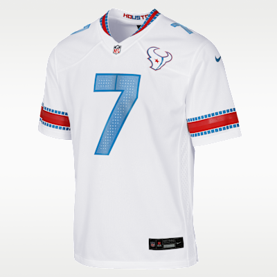 Youth Houston Texans Rivalries Game Jersey - White