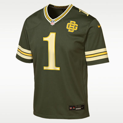 Youth Green Bay Packers Micah Parsons Rivalries Game Jersey - Forest Green