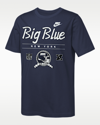 New York Giants Rewind Hometown Slub Big Kids' T-Shirt