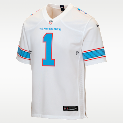 Youth Tennessee Titans Cam Ward Game Jersey - White