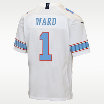 Youth Tennessee Titans Cam Ward Game Jersey - White