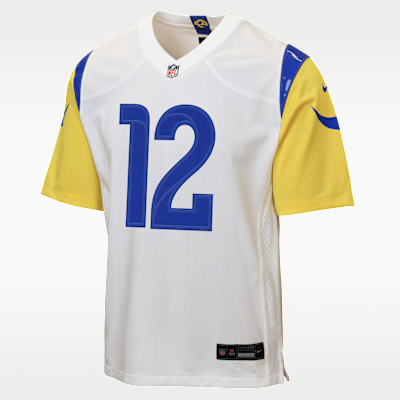 Youth Los Angeles Rams Puka Nacua Game Jersey - White